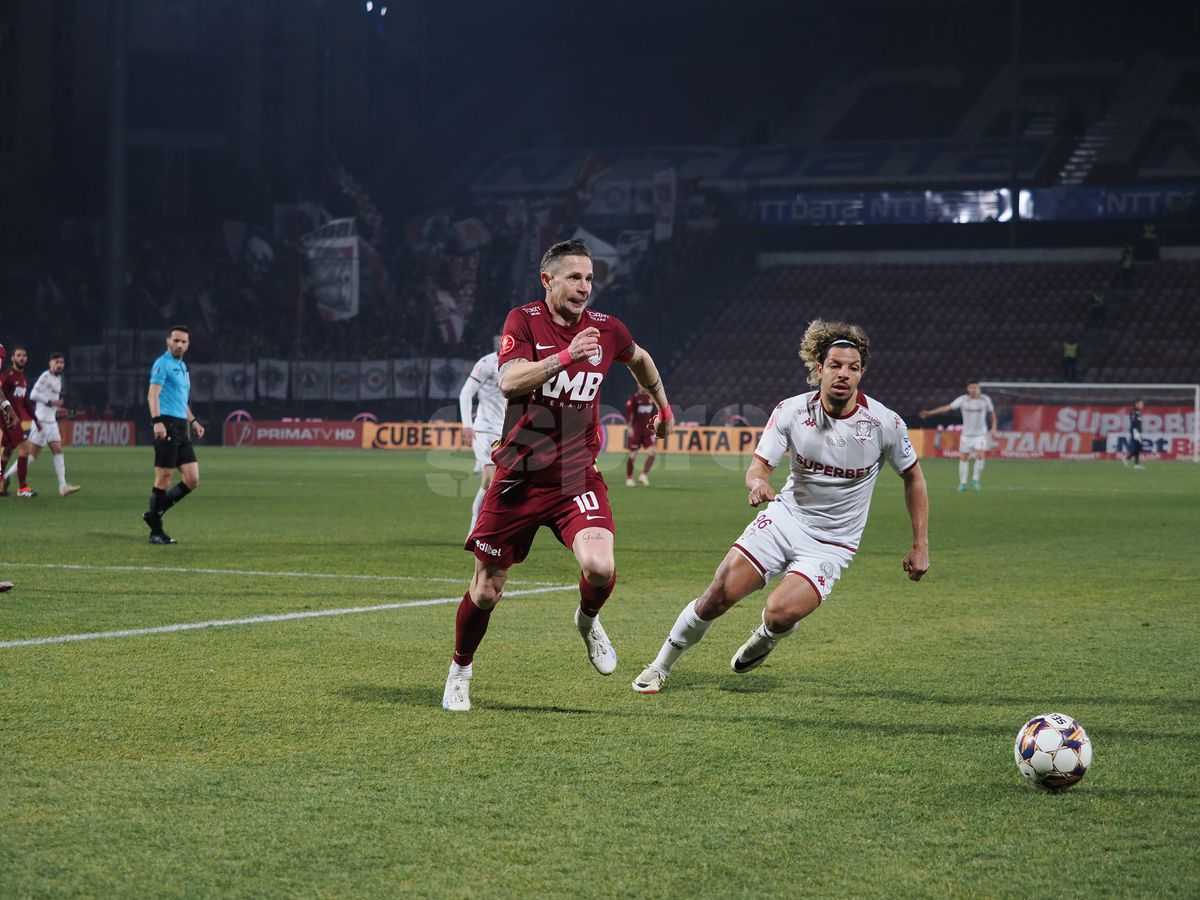 Cele mai spectaculoase imagini din CFR Cluj - Rapid, 10 februarie 2024