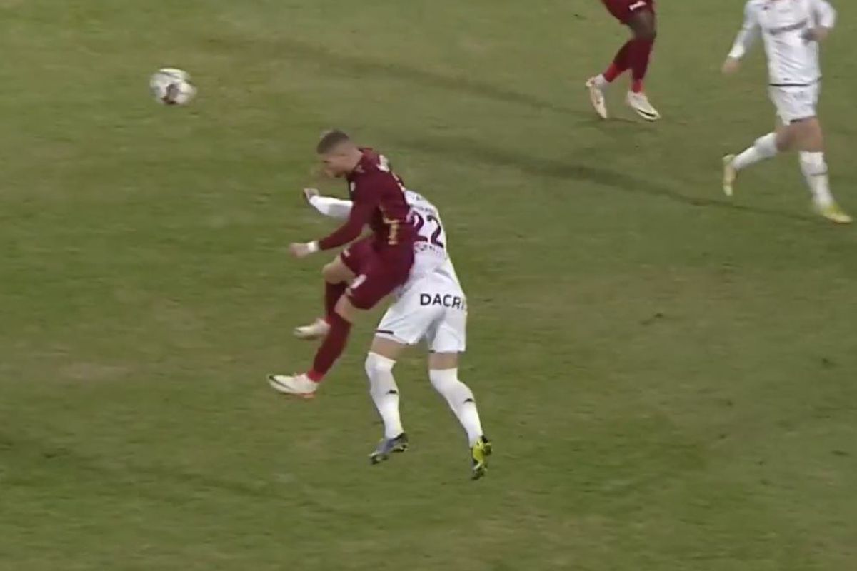 Cristian Săpunaru, accidentat în CFR Cluj - Rapid