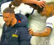 Radu Drăgușin, explozie de bucurie după Tottenham - Brighton 2-1