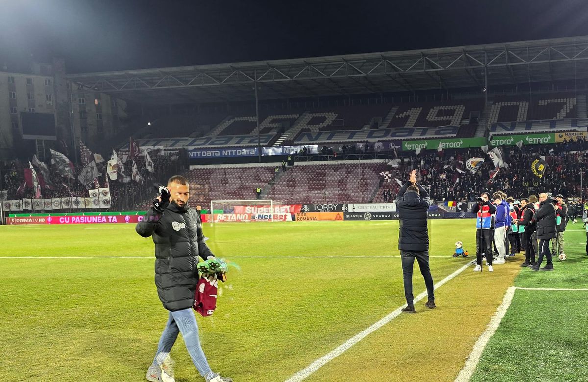 Cele mai spectaculoase imagini din CFR Cluj - Rapid, 10 februarie 2024