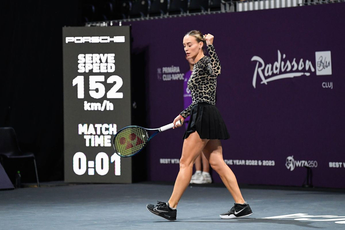 VAR în tenis :) » Un spectator l-a corectat pe arbitru în timpul meciului Anei Bogdan de la Transylvania Open