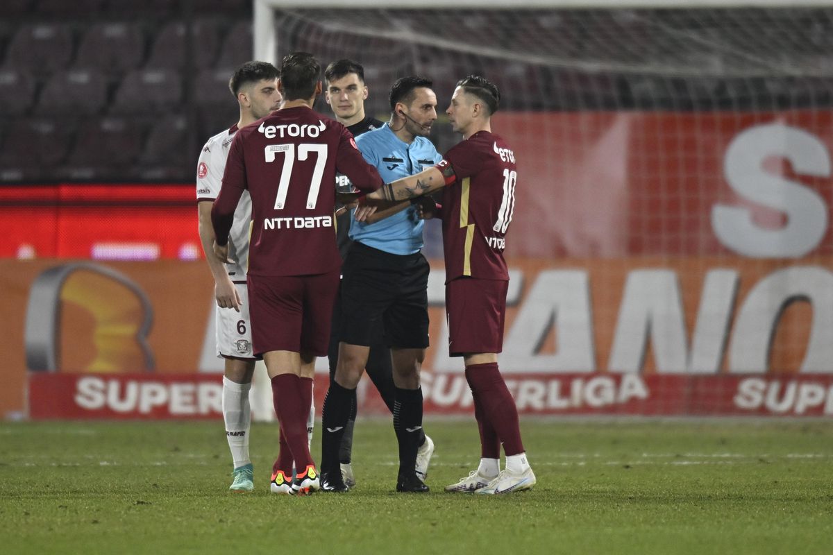 Cristian Săpunaru, accidentat în CFR Cluj - Rapid