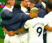Radu Drăgușin, explozie de bucurie după Tottenham - Brighton 2-1
