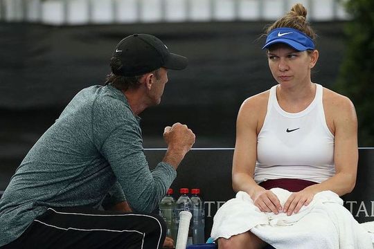 Simona Halep și Darren Cahill