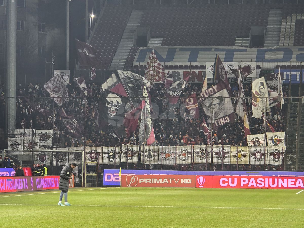 Fotbalistul dorit de Mutu la CFR Cluj, în tribune la înfrângerea cu Rapid » Cum l-au surprins reporterii GSP