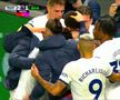 Radu Drăgușin, explozie de bucurie după Tottenham - Brighton 2-1