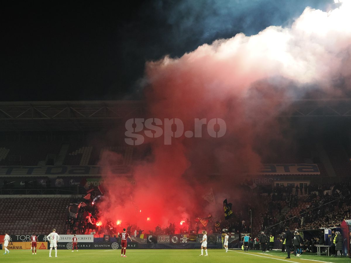 Cele mai spectaculoase imagini din CFR Cluj - Rapid, 10 februarie 2024