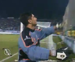 Răzvan Lucescu - steag Rapid vs Steaua, pe Ghencea