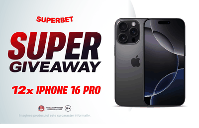 12 x iPhone 16 Pro? E concurs pe Instagram Superbet