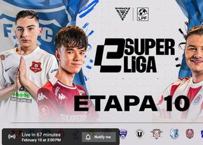 LIVE eSuperliga – etapa a 10a: Meciuri decisive pentru primele locuri în campionatul virtual de fotbal