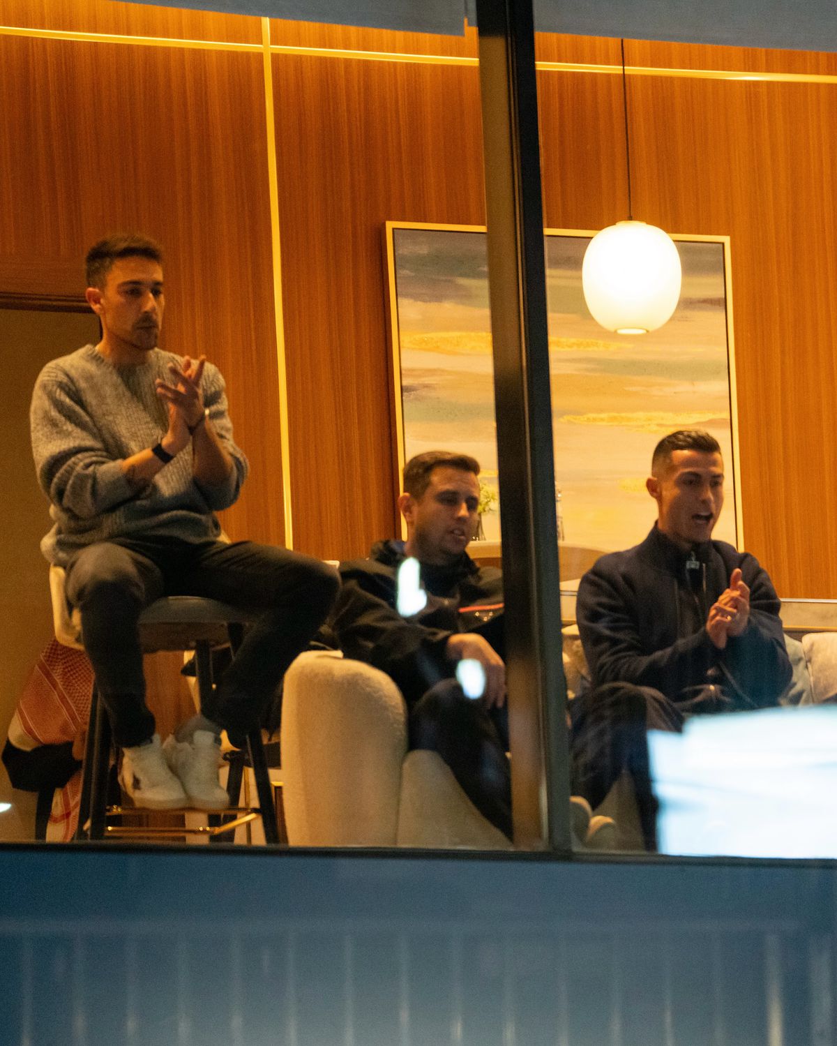 Cristiano Ronaldo, în lojă la un turneu de padel