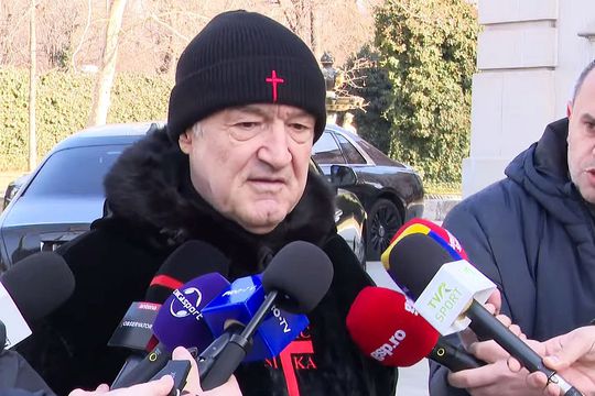 Gigi Becali la Palat