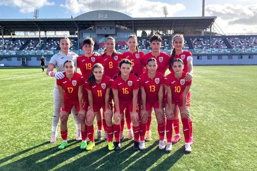 Lotul României U17 la fotbal feminin/ Foto: FRF