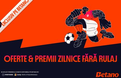Oferte și premii zilnice fără rulaj în Calendarul de Sport Betano!