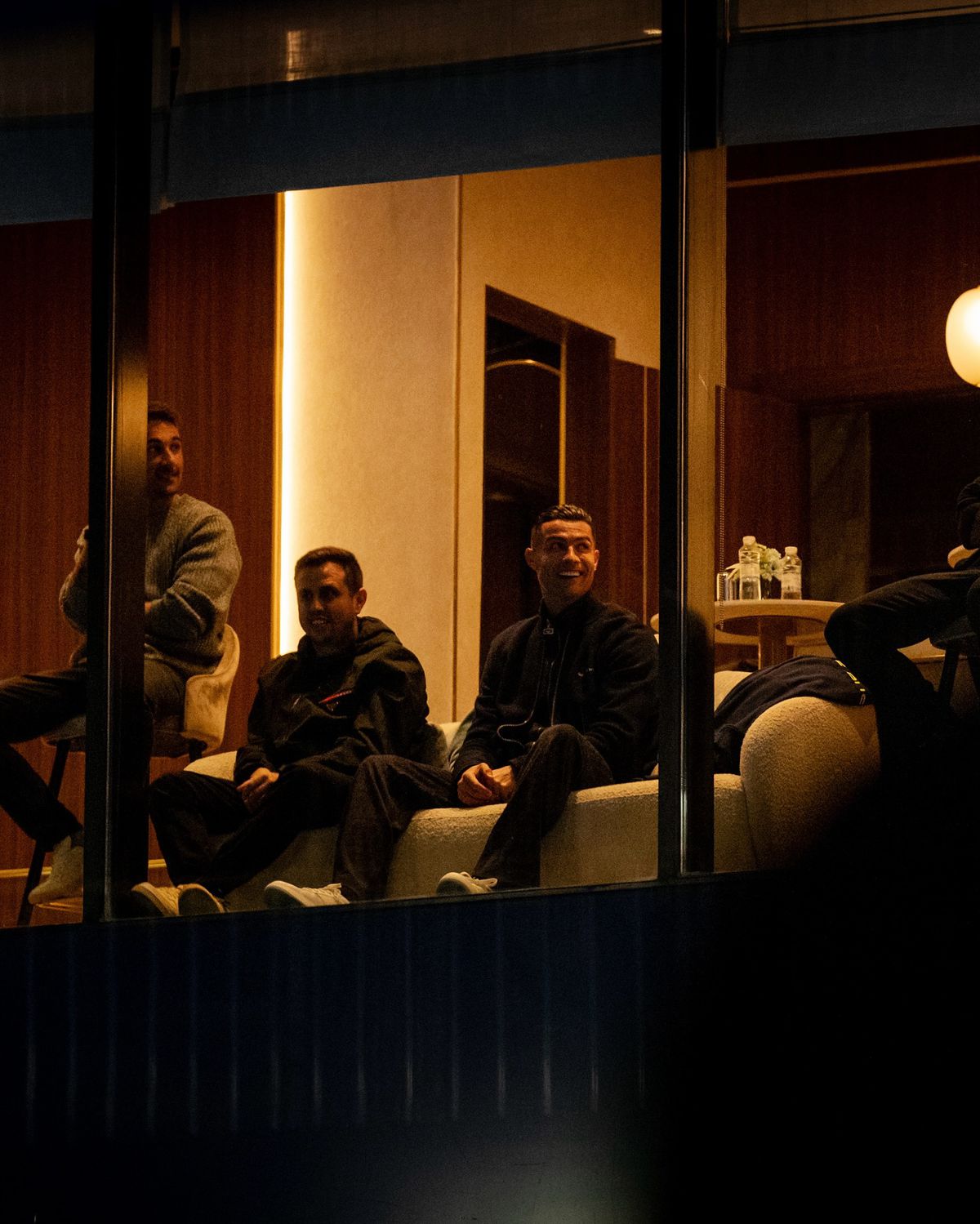 Cristiano Ronaldo, în lojă la un turneu de padel