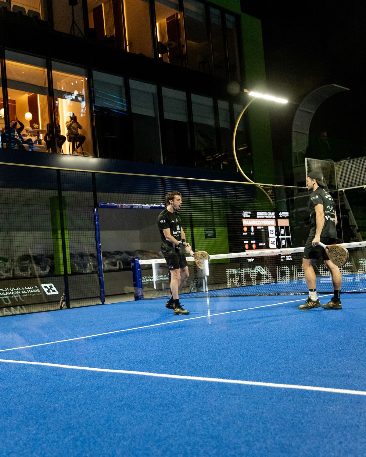 Cristiano Ronaldo, în lojă la un turneu de padel