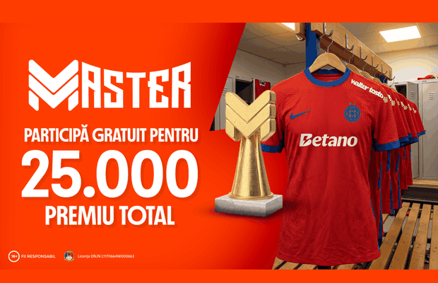 25.000 Premiul Total la Betano Master