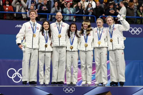 Echipa Statelor Unite ale Americii, aur la patinaj artistic/Foto: Getty Images