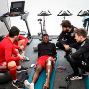 Antoine Baroan, accidentare groaznică în Sporting - AFS // FOTO: abola.pt