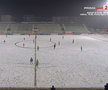 Fotbal în Ice Age » Imagini incredibile la meciul din Cupa României