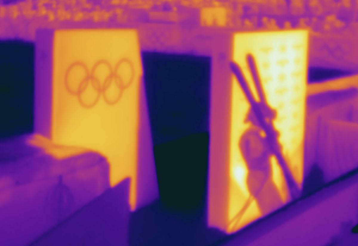 Jocurile Olimpice de la Milano - Cortina, cu detectoare de căldură, foto: Pauline Ballet, Hector Vivas/Getty Images