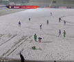 Dumbrăvița - FC Argeș, disputat pe zăpadă