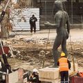 Statuile din Parcul Sportiv Dinamo au fost preluate și urmează să fie recondiționate / Foto: Facebook Stadion Nou Dinamo