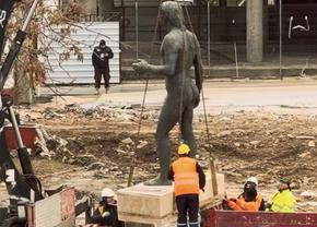 Legendarele statui din Parcul Sportiv Dinamo au fost ridicate