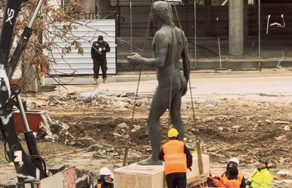 Legendarele statui din Parcul Sportiv Dinamo au fost ridicate