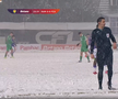 Fotbal în Ice Age » Imagini incredibile la meciul din Cupa României