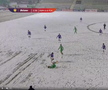 Dumbrăvița - FC Argeș, disputat pe zăpadă