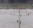 Dumbrăvița - FC Argeș, disputat pe zăpadă