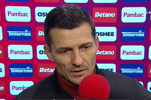 CFR Cluj - Rapid 1-1. Costel Gâlcă, antrenorul giuleștenilor, a analizat remiza din Gruia, care a dus la eliminarea din Cupa României Betano