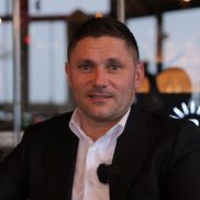 Sorin Frunză, în interviul acordat Gazetei la Galați / FOTO: Andrei Furnigă (GSP)