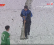 Dumbrăvița - FC Argeș, disputat pe zăpadă