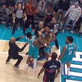Bătaie generală la duelul din NBA dintre Charlotte Hornets și Detroit Pistons. Foto: X.com