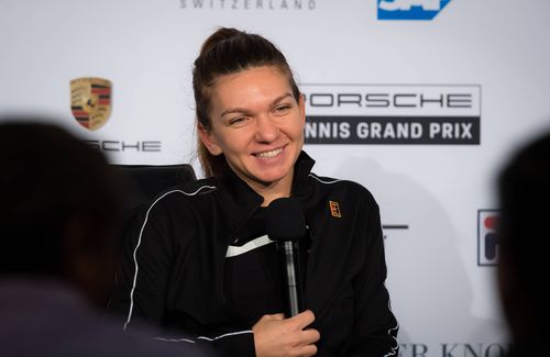 Simona Halep, înainte de retragerea de la turneul WTA Stuttgart din 2019 FOTO Imago