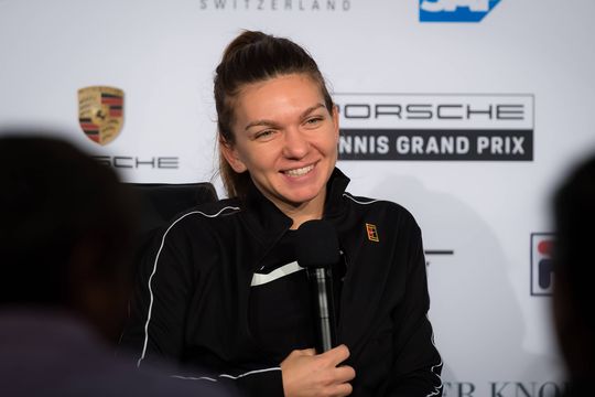Simona Halep, înainte de retragerea de la turneul WTA Stuttgart din 2019 FOTO Imago