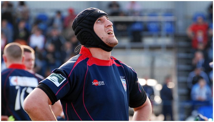 Remus Necula, la revenirea în rugby de după vindecare, în tricoul Stelei Remus Necula, la revenirea în rugby de după vindecare, în tricoul Stelei