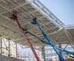 FOTO Noi imagini de la stadionul Rapid! S-au montat primele scaune