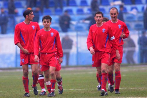 Florentin Dumitru, al doilea din stânga la dreapta, în perioada Steaua // foto: Arhivă GSP
