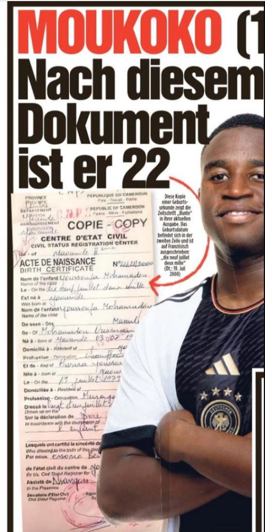Cea mai mare păcăleală! „Copilul teribil” al Borussiei Dortmund și-ar fi falsificat vârsta » Toate recordurile lui de precocitate ar cădea