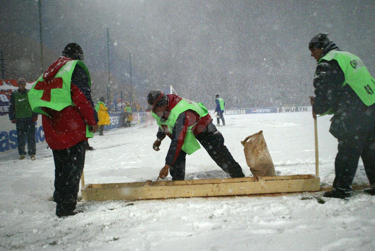 FCSB - Villarreal și zăpada nemiloasă care a amânat meciul din 2005 » Où sont les neiges d'antan?