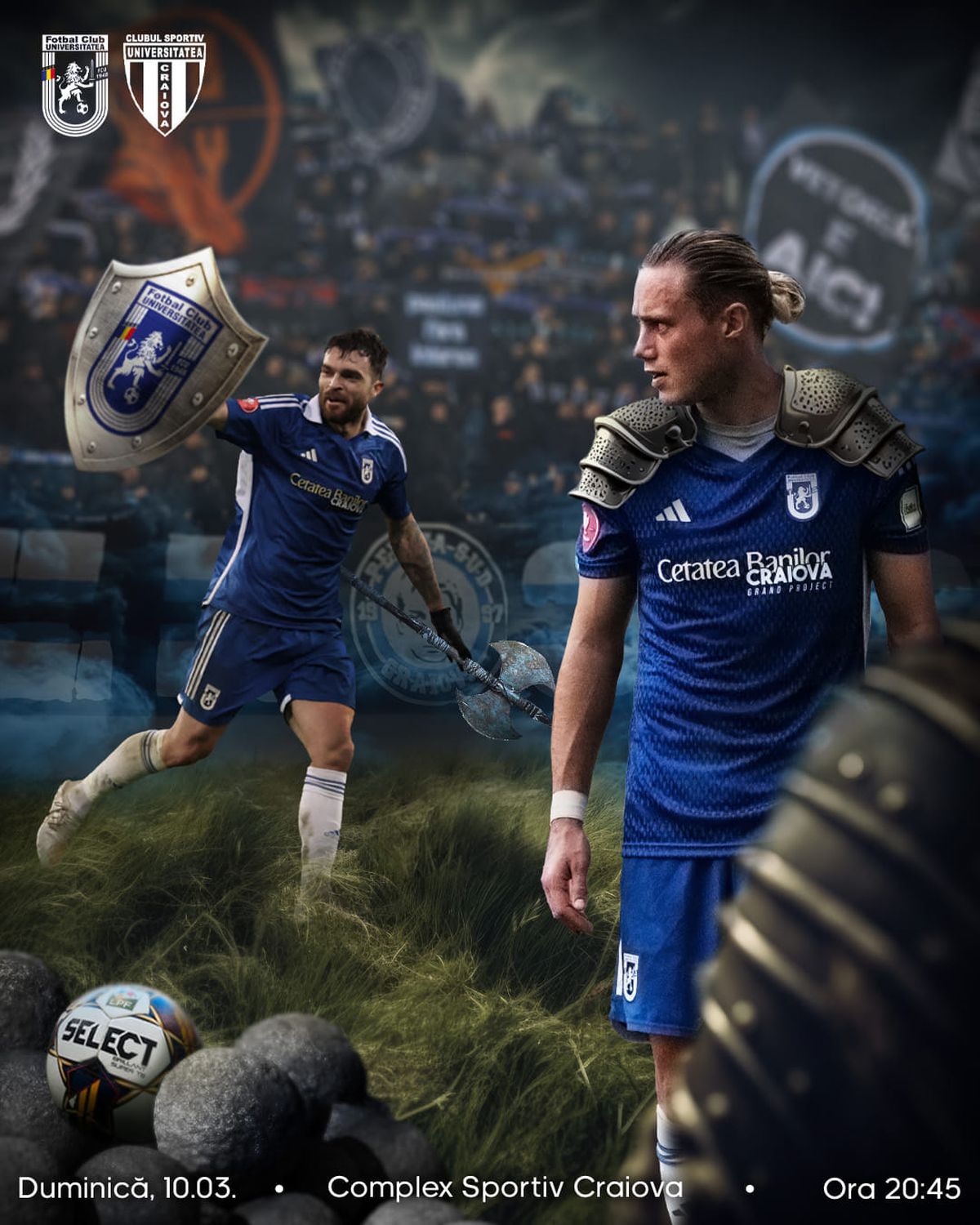 Ironie macabră în Craiova, înaintea derby-ului FCU - Universitatea » Ultrașii au aprins lumânări lângă o imagine jignitoare cu Adrian Mititelu