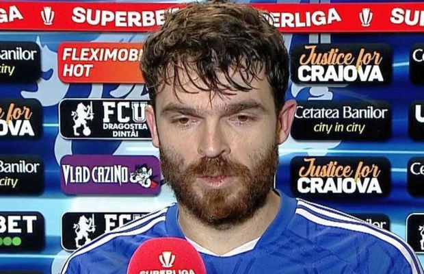 Golgheterul lui FCU Craiova, resemnat după eșecul cu Universitatea Craiova: „Atât am putut, trebuie să ne salvăm de la retrogradare”