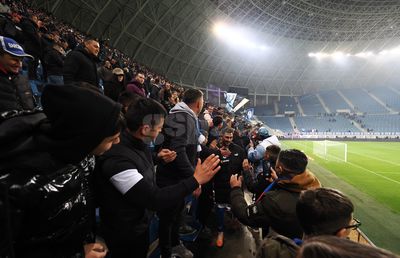Ce s-a întâmplat în tribune, imediat după derby-ul Craiovei » Imaginile surprinse de reporterul GSP