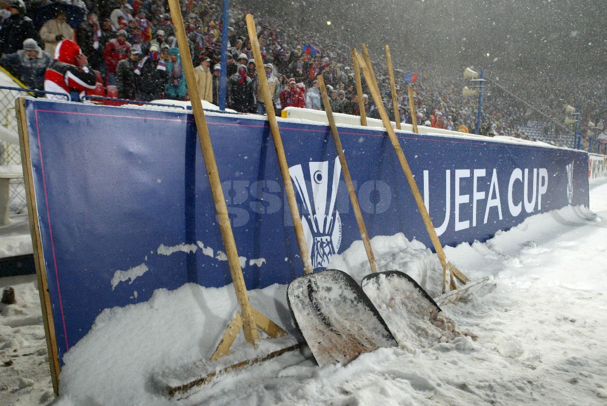 FCSB - Villarreal și zăpada nemiloasă care a amânat meciul din 2005 » Où sont les neiges d'antan?