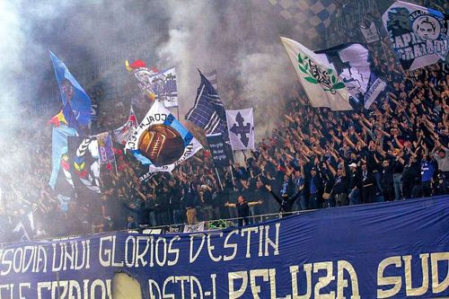 Au apărut primele imagini cu scenografia pregătită de ultrașii de la FCU Craiova pentru derby-ul cu CSU.