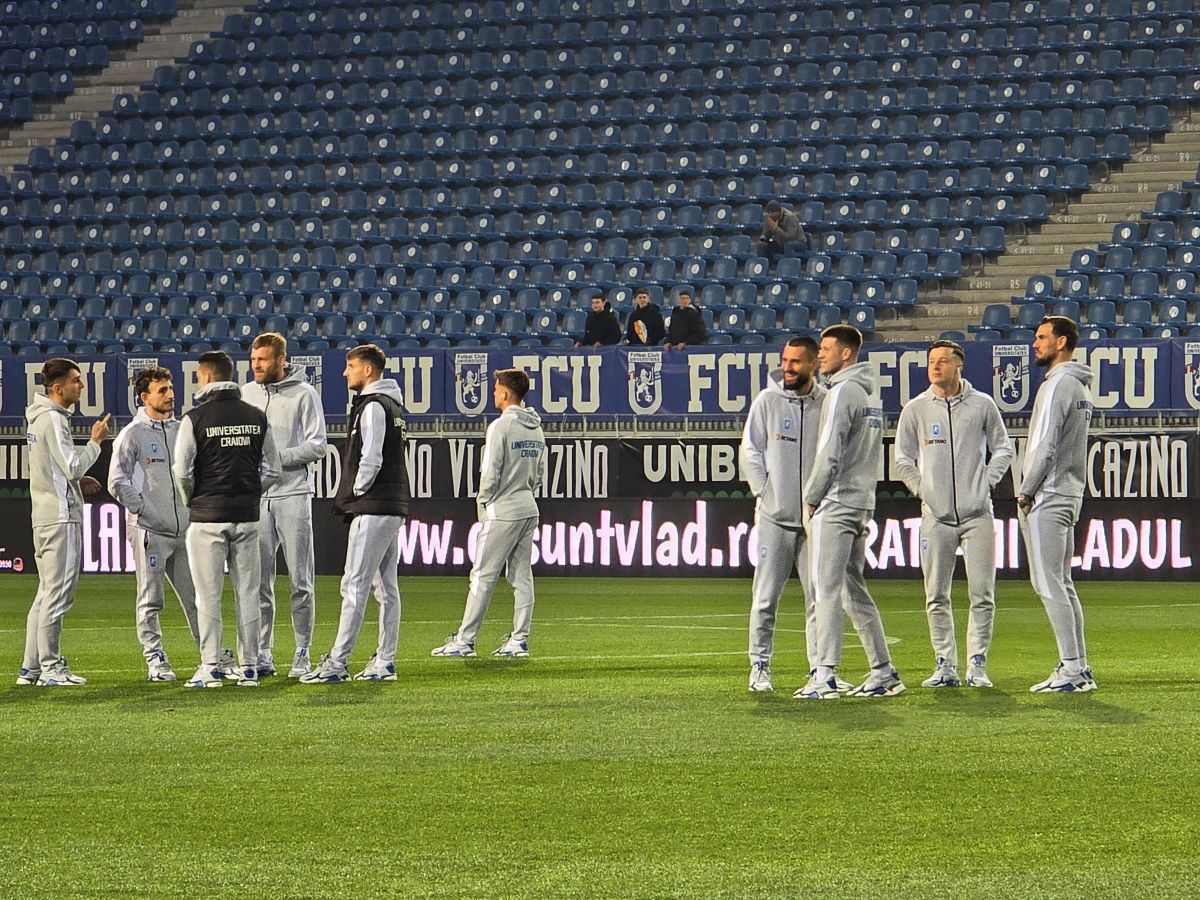 Imagini dinainte de FCU Craiova - Universitatea Craiova