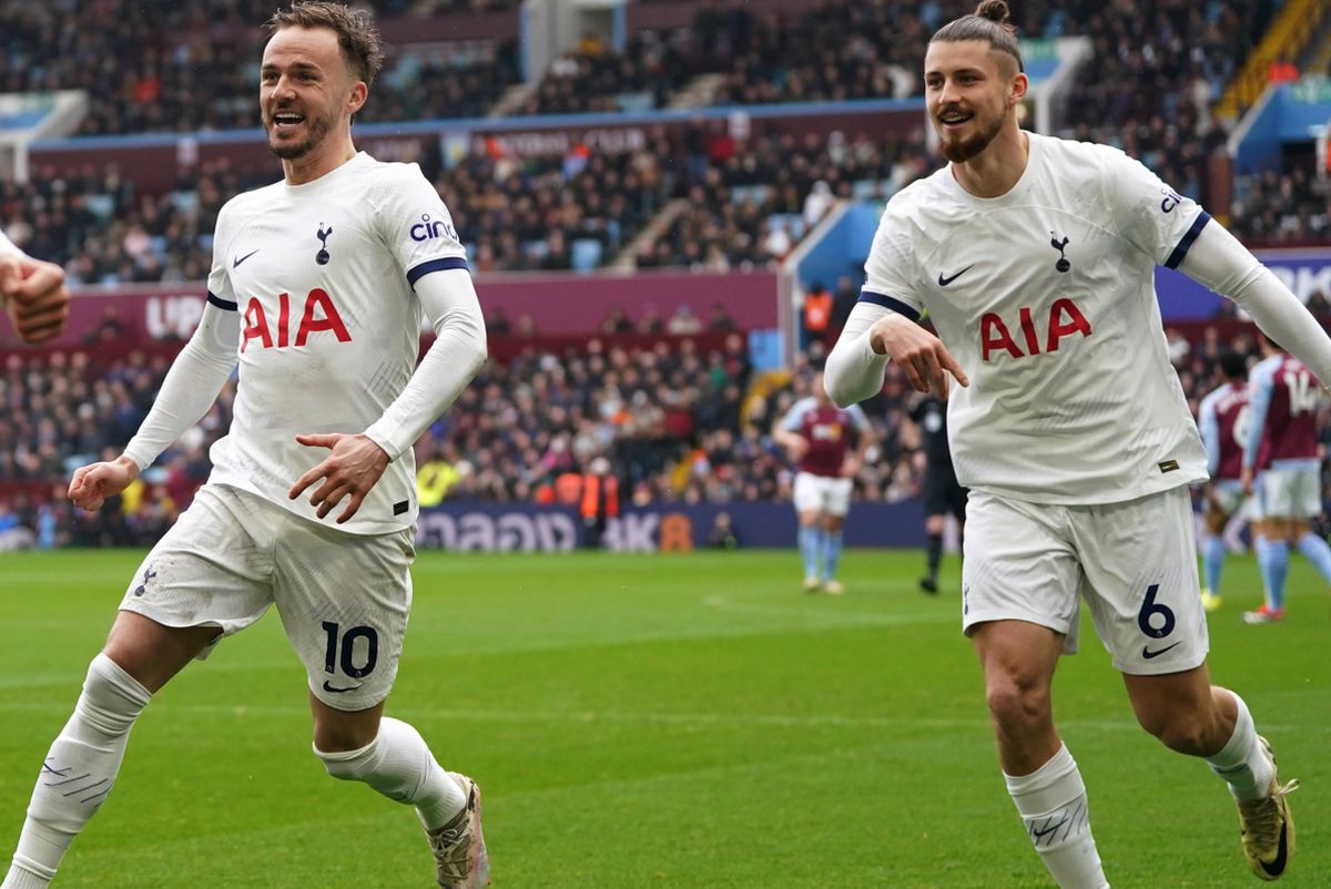 Festival de goluri după intrarea lui Radu Drăgușin » Cum s-a descurcat în Aston Villa - Tottenham